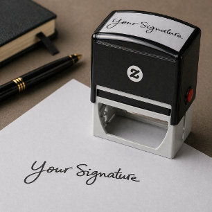 Create Your Own Signature Self-inking Stamp