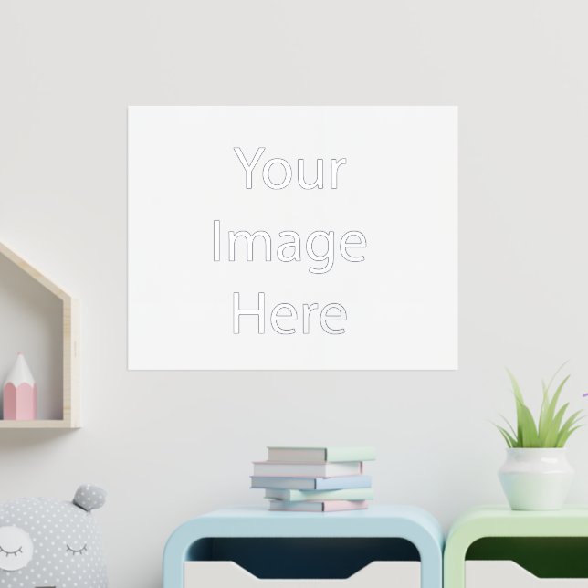 Foil Print, Size: 20" x 16", Foil Color: Silver, Matting: None (In Situ (Nursery))