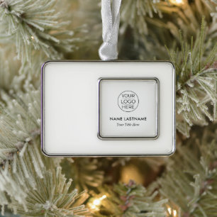 Create Your Own Silver Plated Framed Ornament