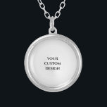 Create Your Own Silver Plated Necklace<br><div class="desc">Add some custom text to personalise this product or redesign the item entirely from scratch by replacing the image shown with one of your own.

Visit North Pole Party to view our entire collection of custom Christmas gifts,  party supplies and favours,  stocking stuffers,  candy and more.</div>