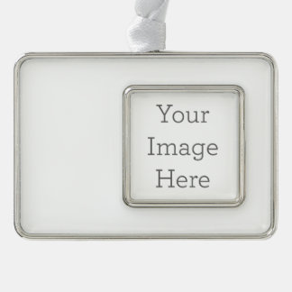 Create Your Own Silver Tone Horizontal Ornament