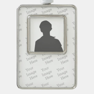 Create Your Own Silver Tone Vertical Ornament