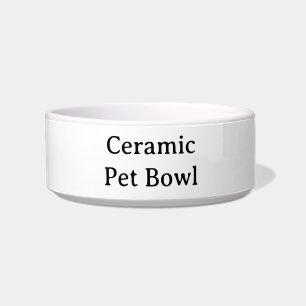 Create Your Own Simple 25oz 2.5"x5.75" Medium Pet Bowl