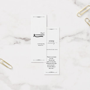 Create Your Own Simple 3.0" x 1.0" Sympathy Card