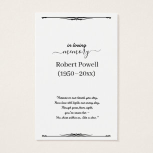Create Your Own Simple 3.346" x 2.16 Sympathy Card
