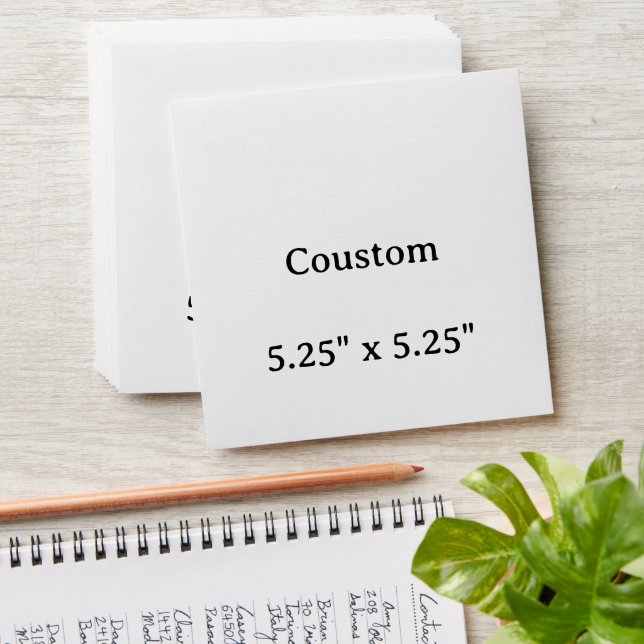 create your own simple 5.25" x 5.25" Envelope (Stacked)