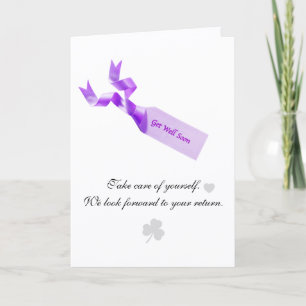 Create your own simple 5" x 7" Get Well Card