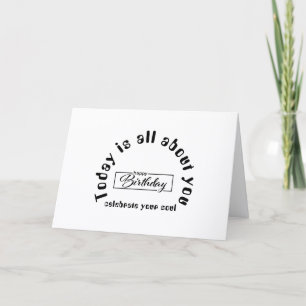Create Your Own Simple 5" x 7" Happy Birthday Thank You Card