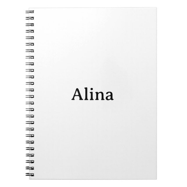 Create Your Own Simple Brand 6.5" x 8.75" Classic Notebook (Front)