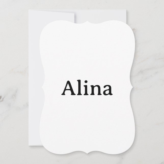 Create Your Own Simple Brand Bracket 5" x 7" Invitation (Front)