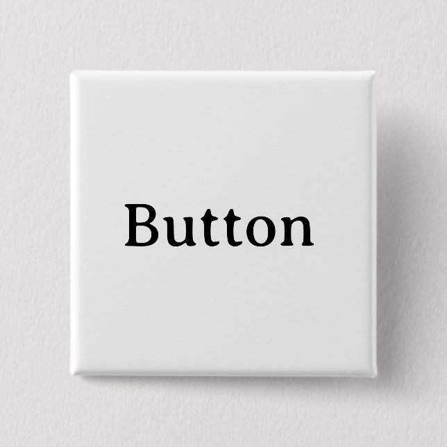 Create Your Own Simple Brand Promotion 15 Cm Square Badge (Front)