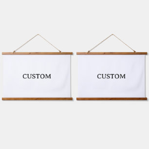 Create Your Own Simple Brand Promotion 36"x26" Hanging Tapestry
