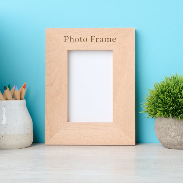 Create Your Own Simple Brand Promotion 4" x 6" Etched Frames (Front)