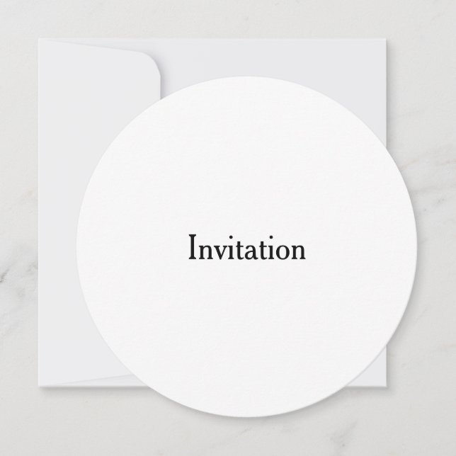 Create Your Own Simple Brand Promotion 5.25"x5.25" Invitation (Front)
