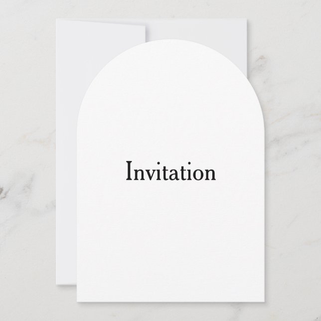 Create Your Own Simple Brand Promotion 5" x 7" Invitation (Front)