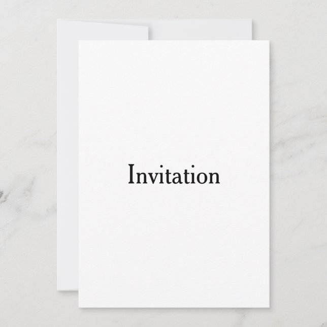 Create Your Own Simple Brand Promotion 5" x 7" Invitation (Front)
