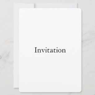 Create Your Own Simple Brand Promotion 6.5"x8.75" Invitation