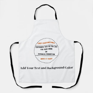 Create Your Own Simple Brand Promotion Apron