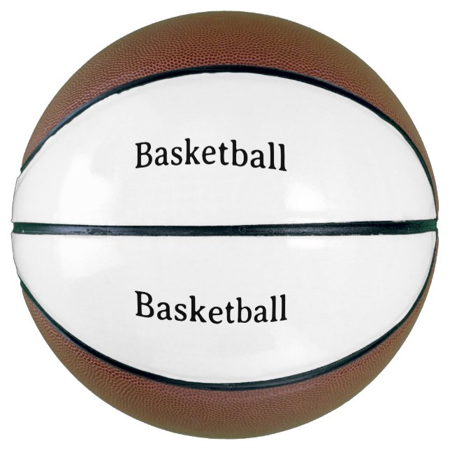 Create Your Own Simple Brand Promotion Basketball (Front)