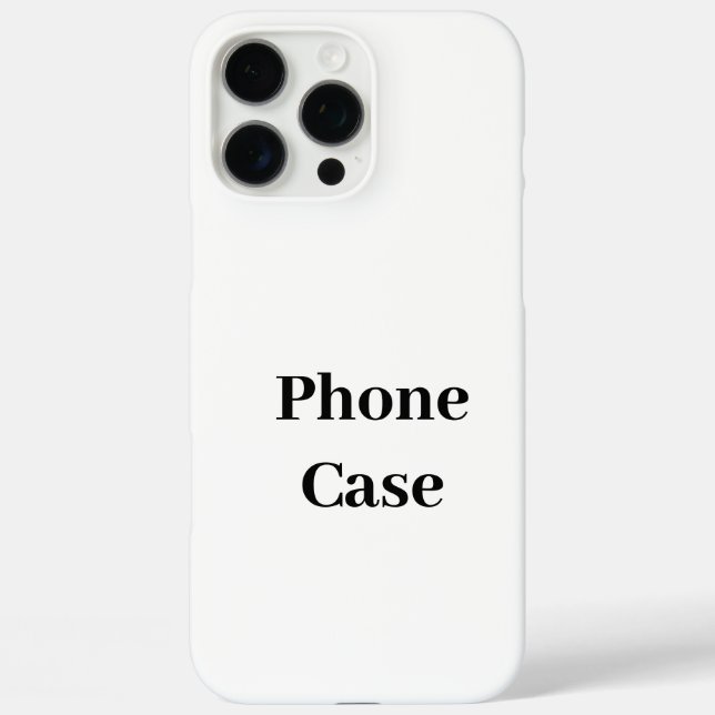 Create Your Own Simple Brand Promotion Case-Mate iPhone Case (Back)