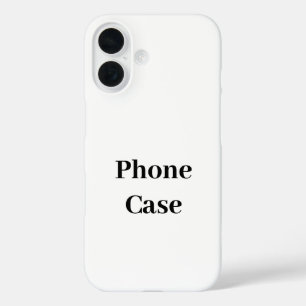 Create Your Own Simple Brand Promotion iPhone 16 Case
