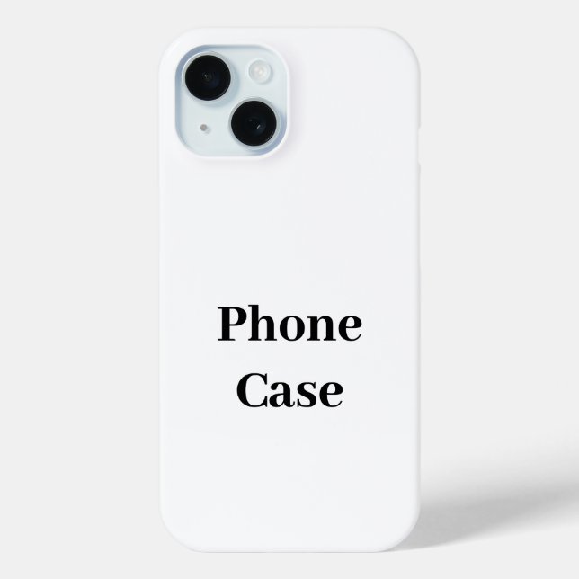 Create Your Own Simple Brand Promotion Case-Mate iPhone Case (Back)