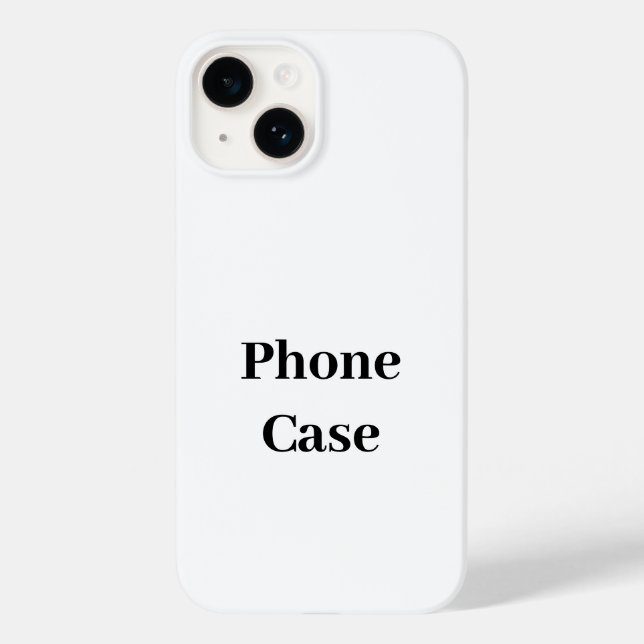 Create Your Own Simple Brand Promotion Case-Mate iPhone Case (Back)