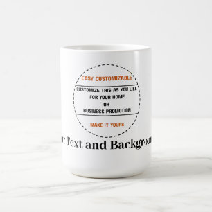 Create Your Own Simple Brand Promotion Coffee Mug