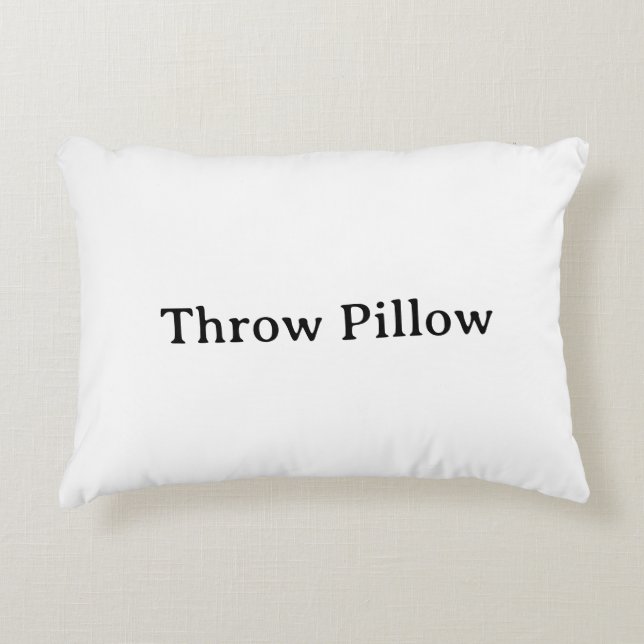Create Your Own Simple Brand Promotion Decorative Cushion (Front)