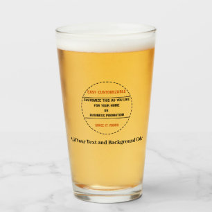 Create Your Own Simple Brand Promotion Glass