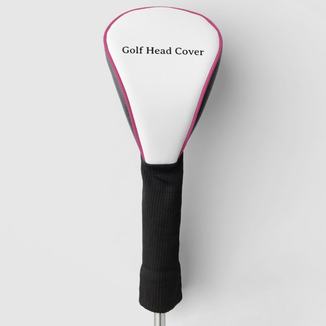 Create Your Own Simple Brand Promotion Golf Head Cover (Front)