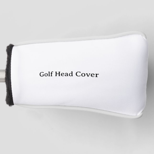 Create Your Own Simple Brand Promotion Golf Head Cover (Front)