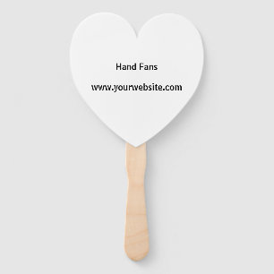 Create Your Own Simple Brand Promotion Heart Hand Fan
