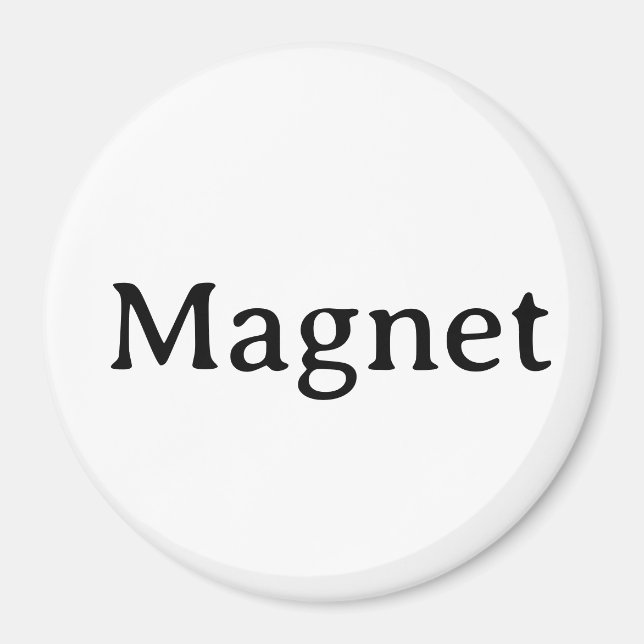 Create Your Own Simple Brand Promotion Magnet (Front)