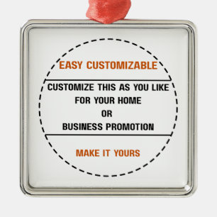 Create Your Own Simple Brand Promotion Metal Tree Decoration