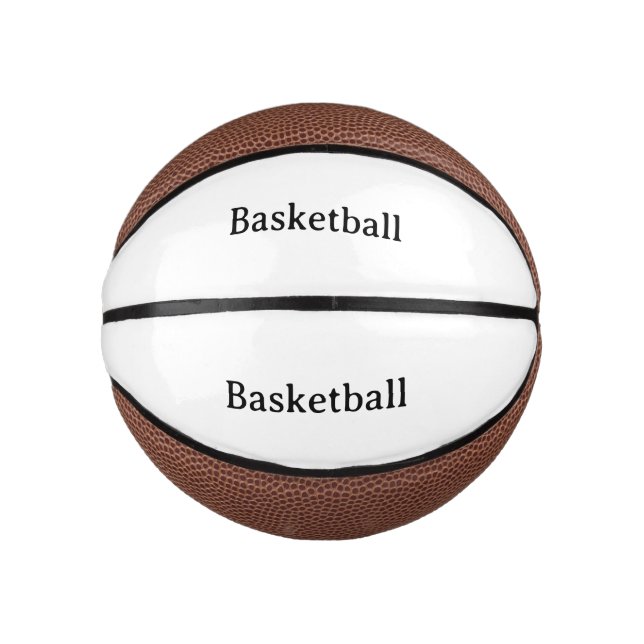 Create Your Own Simple Brand Promotion Mini Basketball (Front)