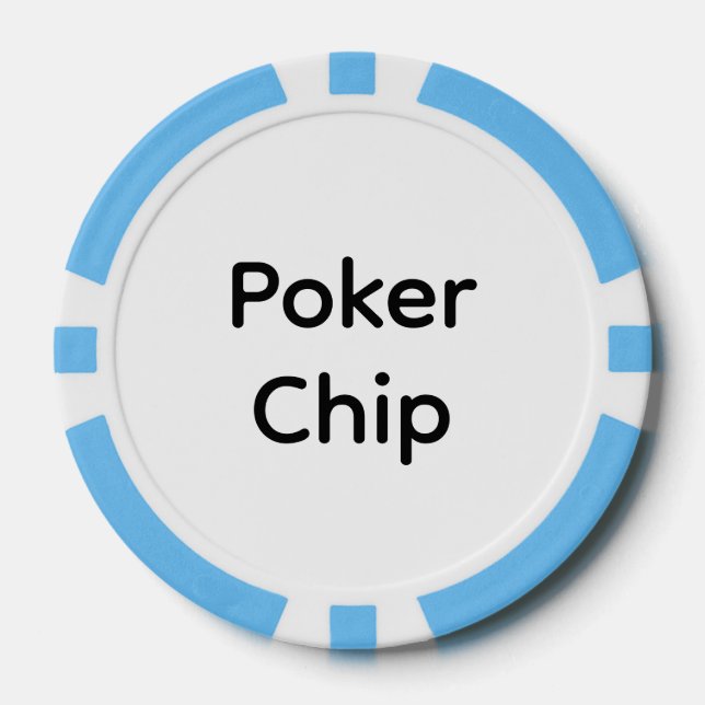 Create Your Own Simple Brand Promotion Poker Chips (Front)