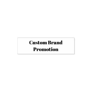 Create Your Own Simple Brand Promotion Self-inking Stamp