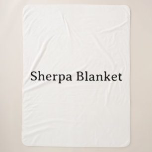 Create Your Own Simple Brand Promotion Sherpa Blanket