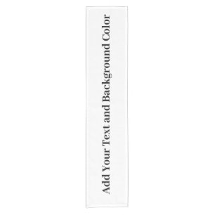 Create Your Own Simple Brand Promotion Short Table Runner