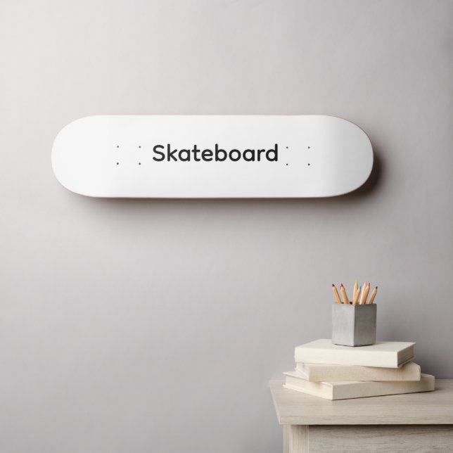 Create Your Own Simple Brand Promotion Skateboard (Wall Art (Horz))