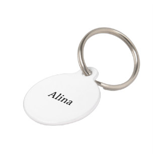 Create Your Own Simple Brand Promotion small round Pet Tag