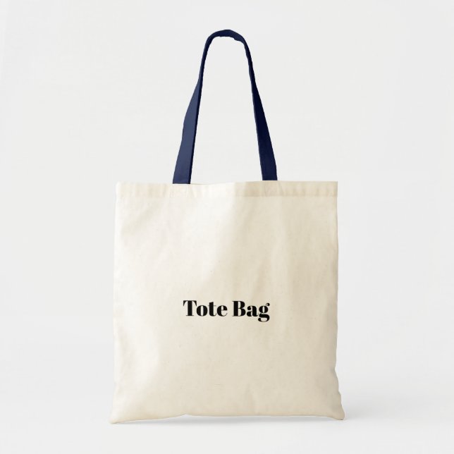 Create Your Own Simple Brand Promotion Tote Bag (Front)
