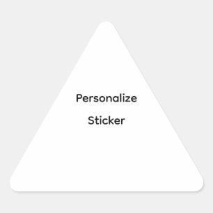 Create Your Own Simple Brand Promotion Triangle Sticker