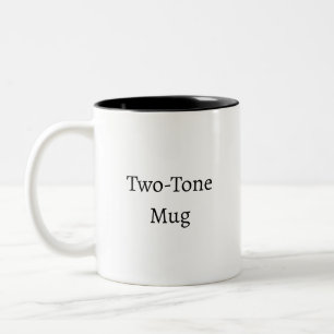 Create Your Own Simple Brand Promotion Two-Tone Coffee Mug