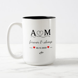 Create Your Own Simple Brand Promotion Two-Tone Coffee Mug