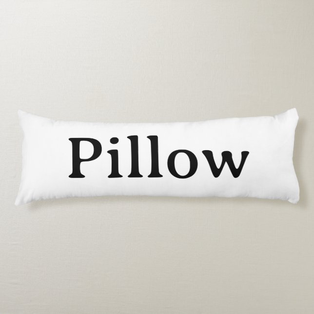 Create Your Own Simple Brushed Polyester 20" x 54" Body Cushion (Front)