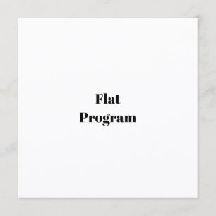 Create Your Own Simple Business 5.25" x 5.25" Flat Programme
