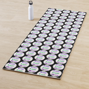 Create Your Own Simple Business Custom Logo Yoga Mat