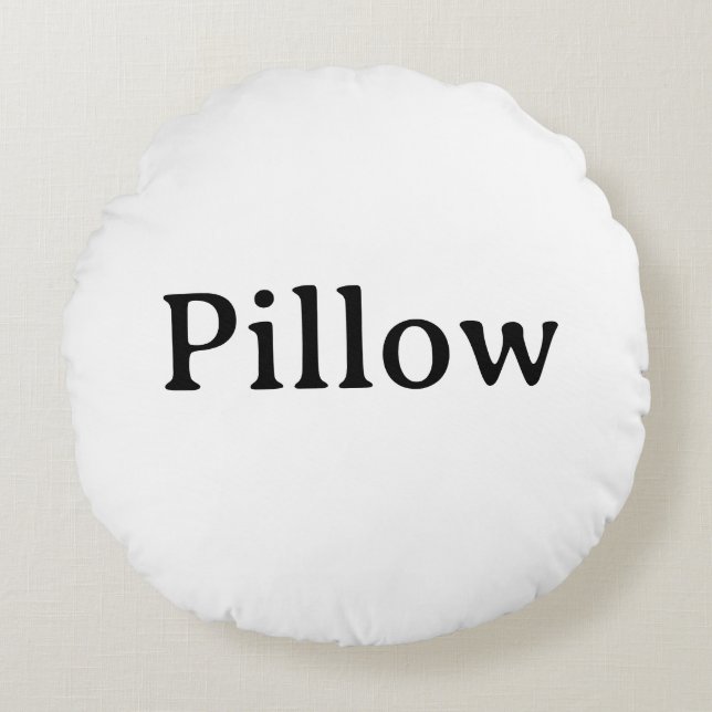 Create Your Own Simple Custom 16" Round Cushion (Front)